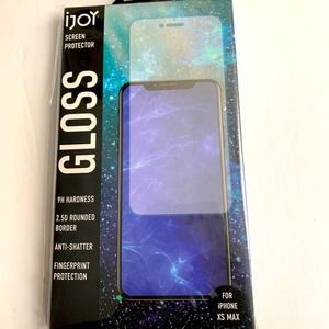 IPhone XS MAX Gloss Screen Protector Anti -Shatter Fingerprint Resistant Clear
